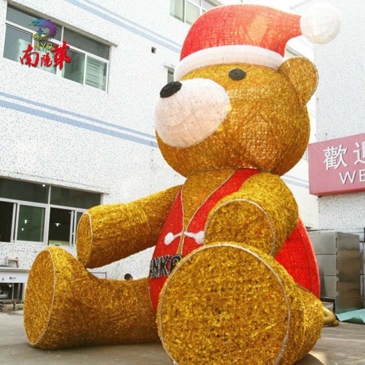 Giant Christmas Teddy Bear