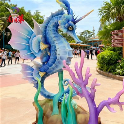 تانے بانے سمندری جانوروں کی لالٹین سمندری سجاوٹ